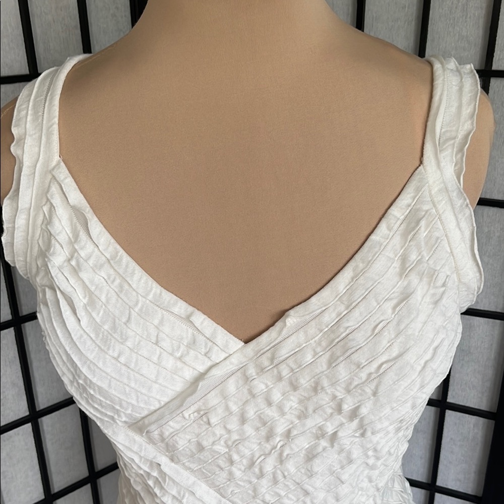 Studio M  Off White Sleeveless Pullover Dress M